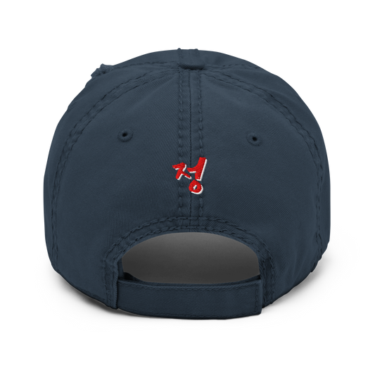 Midnight Distressed Cap