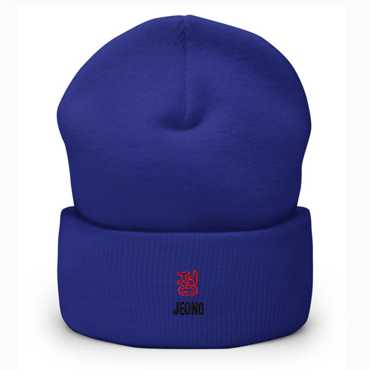Cuffed Beanie — Light Blue
