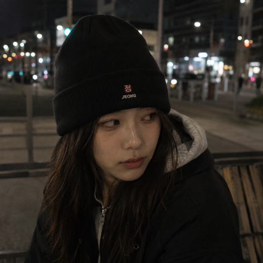 Cuffed Beanie — Black