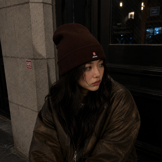 Cuffed Beanie — Brown