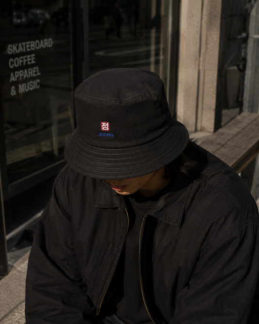 Reversible Bucket Hat — Black